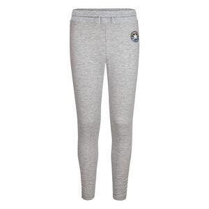 Converse Girls Chuck Patch Joggers (Big Kids) Lunar Rock Heather MD (10 Big Kid)